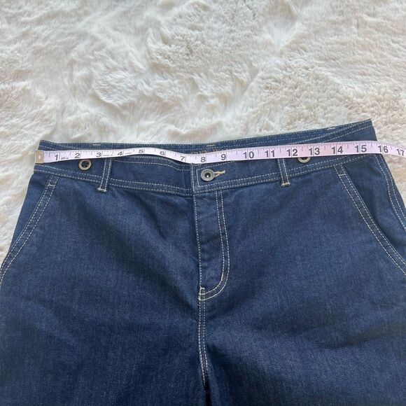 Ralph Lauren Premium Denim Wide Leg Jeans Dark Wash Women’s 8 - Picture 10 of 10